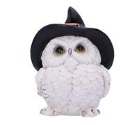 Nemesis Now Snowy Spells Owl - Statuetta di 9 cm, colore: Bianco