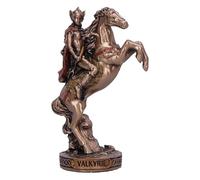 Nemesis Now Statua di dio in bronzo con mitologia norrena, altezza 8,5 cm, realizzata in resina di alta qualità, sapientemente dipinta a mano, scelta della valchiria degli uccisi