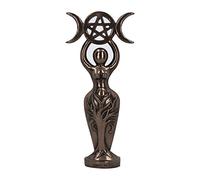 Nemesis Now Goddess Idol Figurine 25cm Statuetta a Forma Tripla, 25 cm, Resina, Triplice Dea Luna in Bronzo, 20 cm