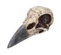 NEMESIS NOW LTD - Nemesisi Now - Edgar's Raven Skull Figurina 21cm - SPEDIZIONE GRATUITA