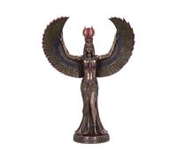 Nemesis Now Statuetta bronzata del dio egizio, statua dipinta a mano, decorazione artistica dell'antico Egitto - Iside, dea della magia e della saggezza