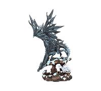 Nemesis Now - Statuetta di Dragons Wisdom, 35 cm, Colore: Nero