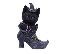 Nemesis Now Statuetta di gatto familiare birichino, 18,5 cm, nero