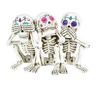 Nemesis Now: Calaveras Skeleton Three Wise Figurine -