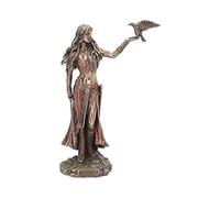 Nemesis Now - Statuetta Morrigan e corvo, 28 cm, in bronzo
