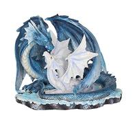 Nemesis Now - Statuetta Mothers Love, 22 cm, Colore: Blu