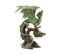 Nemesis Now - Statuetta per adulti, motivo: drago della foresta, 25,5 cm, in resina, verde, taglia unica