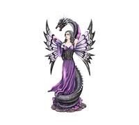 Nemesis Now - Statuina dell'abbraccio del guardiano, 69,5 cm, colore: Viola