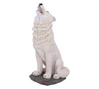 Nemesis Now Storms Cry Howling White Wolf Figure 41,5 cm