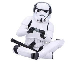 Nemesis Now Stormtrooper Game On! Figurine, Officially Licensed Star Wars Collectible, Gaming and Sci-Fi Decor for Fans