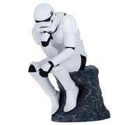 Nemesis Now Stormtrooper Il pensatore eccessivo | Prodotto con licenza ufficiale Stormtrooper, posa ispirata al pensatore, poliresina dipinta a mano
