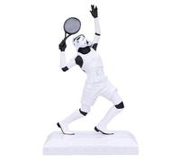 Nemesis Now Stormtrooper - Statuetta da collezione "Serve It!", 18,8 cm, originale Stormtrooper con racchetta che gioca a tennis, regali e merchandising per i fan