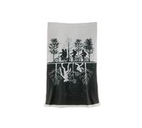 Nemesis Now Stranger Things - Copriletto bianco e nero, 100 x 150 cm