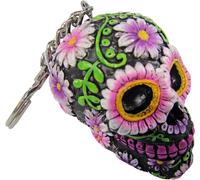 Nemesis Now Sugar Petal Keyrings 6cm (Pack of 6), Polresin, Multi Coloured