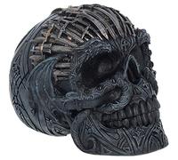 Nemesis Now Sword Skull - Statuetta in resina, 18,5 cm, colore: Nero