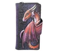 Nemesis Now Take Flight Embossed Purse Spacious Blue Dragon Wallet, 18.5cm, PU L