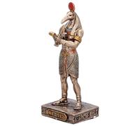 Nemesis Now Thoth Dio della Conoscenza (Mini) 8,5 cm - Mitologia Egiziana Figurina in resina robusta, statua di Thoth in bronzo, decorazione da collezione dell'antico Egitto
