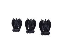 Nemesis Now Three Wise Baphomet, 10,2 cm, nero