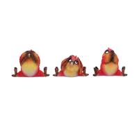 Nemesis Now Three Wise Birds 10.5cm, Resin, Cast in the Finest Resin, Expertly H