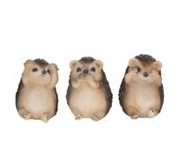 Nemesis Now Three Wise Hedgehogs Figurine 9cm Brown Single