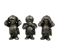Nemesis Now Three Wise Knights Figurine 22cm Silver