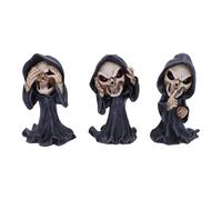 Nemesis Now Three Wise 11cm See No Hear No Speak No Evil Cartoon Grim Reapers, B