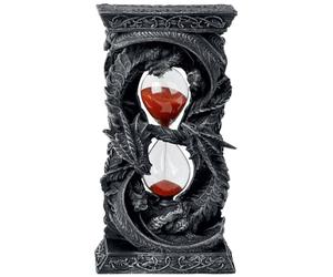 Nemesis Now Time Guardian Dragon Sand Timer 18 cm, resina, grigio