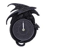 Nemesis Now Time to Burn - Orologio a forma di drago, in resina, 20 cm, multicolore