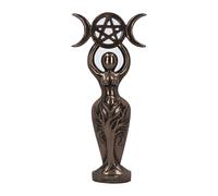 Nemesis Now Goddess Idol Figurine 25cm Statuetta a Forma Tripla, 25 cm, Resina, Triplice Dea Luna in Bronzo, 20 cm