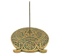 Nemesis Now Bruciatore di incenso con fragranza Triple Moon, oro, 13,7 cm