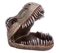 Nemesis Now Tyrannosaurus Rex, piatto con testa di dinosauro, 28 cm, in resina, fusa nella migliore resina, sapientemente dipinto a mano