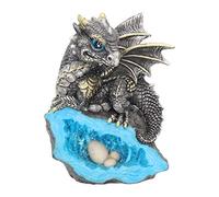 Nemesis Now U2050F6 Nest Guardian, statuetta in resina, 14 cm, colore blu, taglia unica