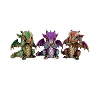 Nemesis Now U4150M8 Three Wiselings Figurine 8.5cm Gold, Resin, One Size