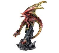Nemesis Now U5070R0 - Statuetta con scritta Hear Me Roar Red Dragon Calling, in poliresina, taglia unica