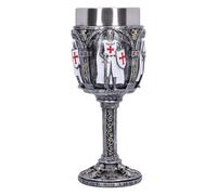 Nemesis Now Valiant White Knight - Calice da 18,5 cm, in resina, colore: bianco, realizzato in resina di alta qualità, sapientemente dipinto a mano