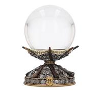 Nemesis Now Wand Crystal Ball & Holder Sfera di Cristallo e Supporto con Licenza Ufficiale Harry Potter, 16 cm, Argento