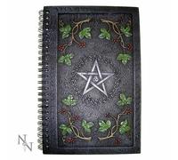 Nemesis Now Wiccan Libro Di Ombre Strega Spells Pentacolo Cover Giornale NOW001