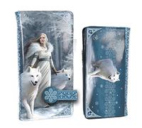 Nemesis Now Borsetta Winter Guardians di Anne Stokes in rilievo 18,5 cm Blu