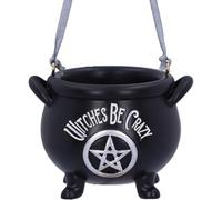 Nemesis Now Witches be crazy - Decorazione da appendere, 6,1 cm, colore: nero