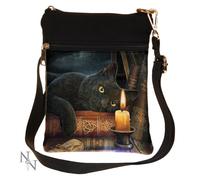 Nemesis Now Witching Hour Lisa Parker Borsa A Tracolla 23 Cm, Colore: Marrone