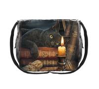 Nemesis Now Witching Hour Lisa Parker Messenger Bag 33 Cm, Marrone, Finta Pelle E Tela, 40 Cm