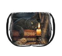 Nemesis Now Witching Hour Lisa Parker Messenger Bag 33 Cm, Marrone, Finta Pelle E Tela, 40 Cm