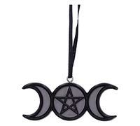 Nemesis Now Witching Wares - Decorazione da appendere con tripla luna, in poliresina, 7,5 cm
