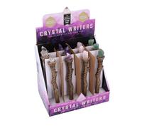 Nemesis Now Writers-Crystal Sceptre Pens Display of 12, Multi Coloured, One Size