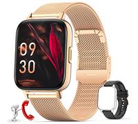 Nemheng Smartwatch Donna Con Ricevere Chiamata, Cardiofrequenzimetro da Polso, Fitness Tracker 1,69" Full Touch, Impermeabile IP68, Pedometro, Monitor del Sonno per Android iOS