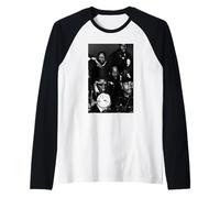 Nemico pubblico Chuck D & Flavor Flav Hip Hop di AJ Barratt Maglia con Maniche Raglan