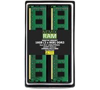 NEMIX RAM DDR3-1600MHz PC3-12800 Non-ECC UDIMM 2Rx8 memoria Desktop 16 GB. 16 Gb