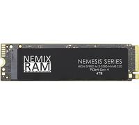 NEMIX RAM Nemesis Series 4TB M.2 2280 Gen4 NVMe SSD per PlayStation 5 e PC Gaming Machines Veloce velocità di scrittura fino a 7415mbps Supporta PCIe 4 (PCIe3 retrocompatibile)