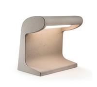 NEMO BORNE BÉTON PETITE Lampada da Tavolo - Promo Concrete Ip44 Piastra di fissaggio antivandalo per versione outdoor
