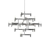 Nemo Crown Lampada a sospensione, alluminio lucidato - 113 cm